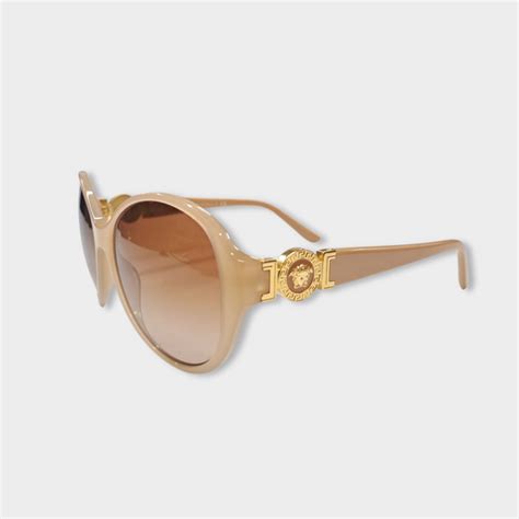 versace beige sunglasses|versace sunglasses website.